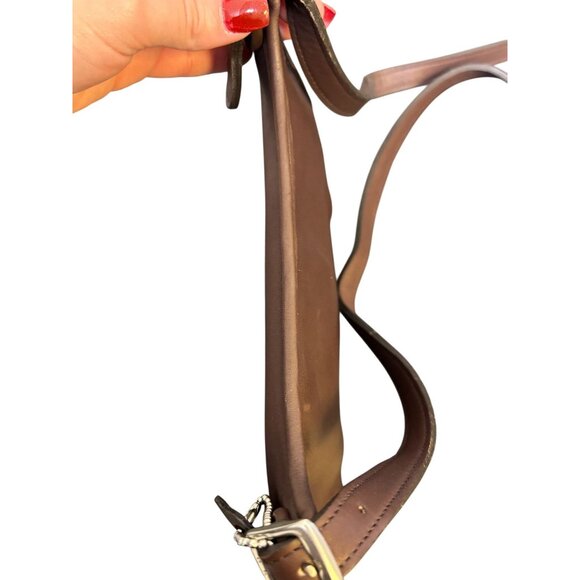 Coach Vintage Brown Leather Crossbody Bag - Picture 11 of 12